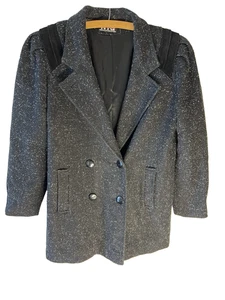 Vintage Union Made USA New York Mädchen Jacke Damen 8 hübsche Frau Mob altes Geld schwer - Bild 1 von 14