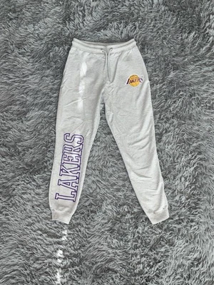 Pantalones deportivos NBA LA Lakers para mujer grises con logotipo cordón pequeño baloncesto Foto 1 de 4