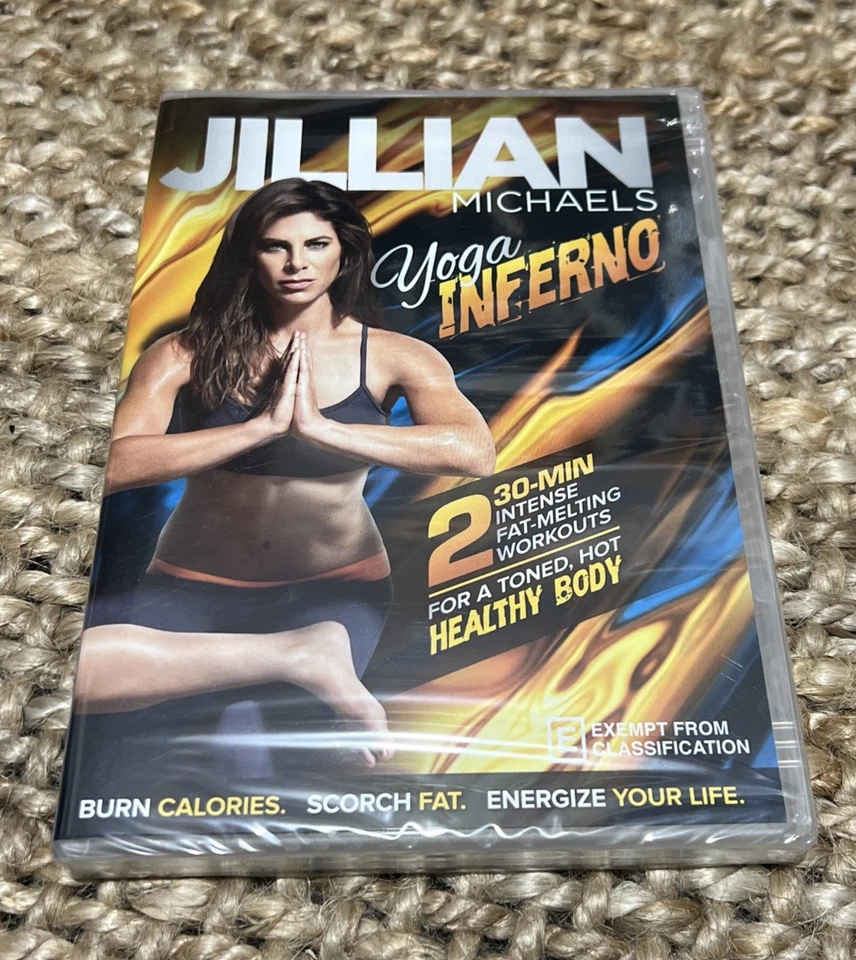 Jillian Michaels Yoga Inferno Brand New Sealed DVD For a Hot Body All Region - Image 1 of 2