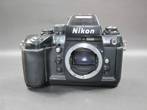 Cámara fotográfica Nikon F4 negra SLR 35 mm solo cuerpo ((LEER)) - Imagen 1 de 11