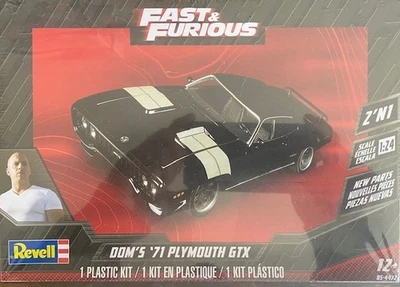 Fast & Furious Dom's '71 Plymouth GTX 1/24 Revell - Imagem 1 de 4