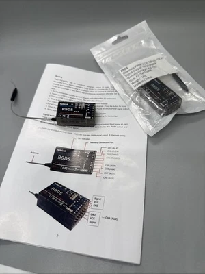Receptor 10 Ch Radioolink R9DS 2.4GHz RC SBUS PWM Lote de Control de Largo Alcance Foto 1 de 4