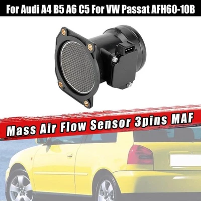 Mass Air Flow Sensor Sensor For Audi A3 A4 A6 1.8T VW Jetta Passat 0280217117 NEW - Image 1 of 4