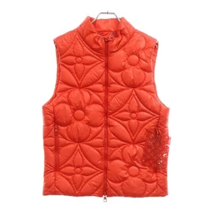 Louis Vuitton 22SS LVSE PADDED MNG FLOWER GILET MONOGRAM QUILTING ZIP UP Used 14 - Picture 1 of 8