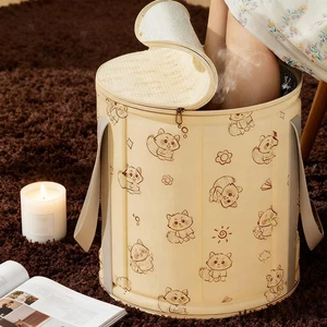 Fußbad Becken mit Deckel Füße Einweichen Eimer für Badezimmer Reisen Angeln - Picture 1 of 7