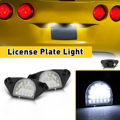 Placa de licença LED 2* 42-SMD luz para GMC S15 Syclone Sonoma branco brilhante AUXITO - Imagem 1 de 4