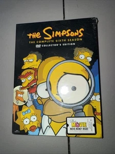 The Simpsons Sixth Season 6 DVD Rare Box 2007 Collectors 4-Disc Set New Sealed! - Imagen 1 de 4