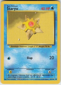 Pokemon Staryu 065/102 Base Set Carta Común - Imagen 1 de 2