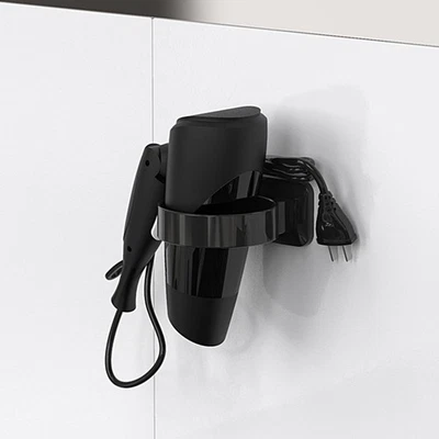  2 Pcs Support Pour Seche Cheveux De Séchoir À Souffler Sèche-cheveux Salle Bain - Photo 1/4