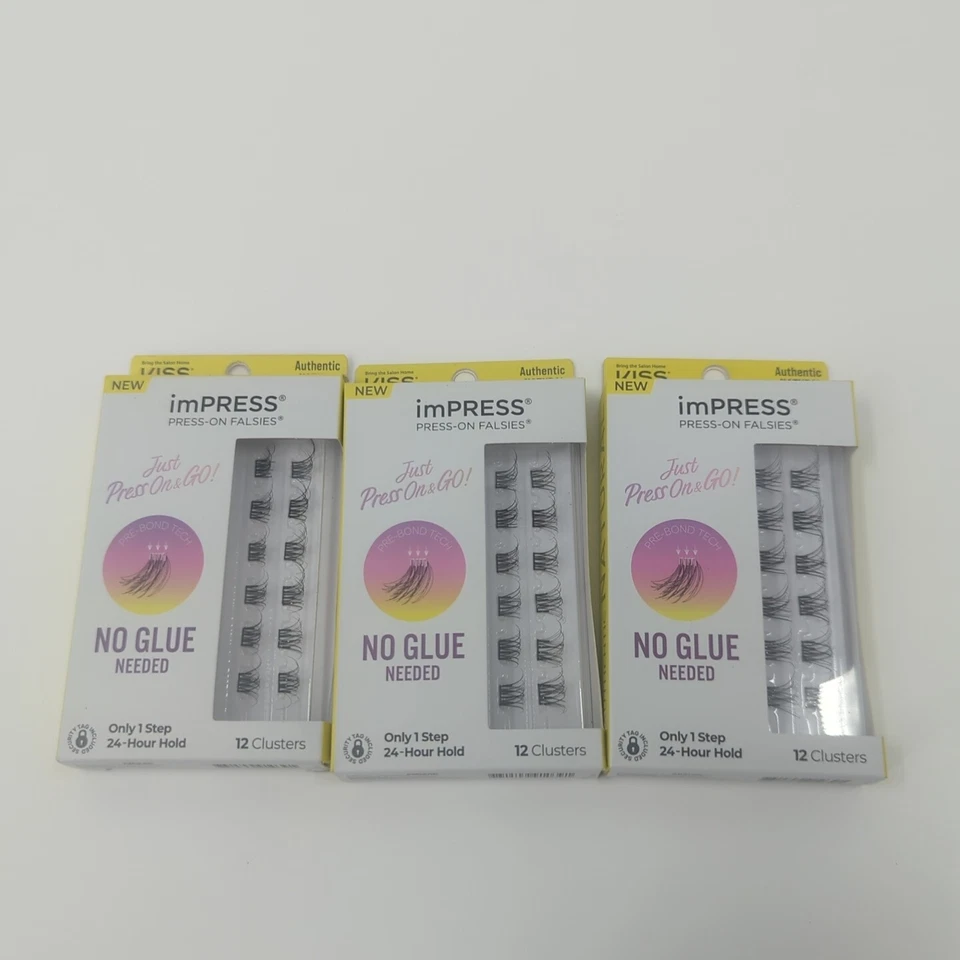 Kiss Impress Press-On Falsies - Classy Natural 12 Clusters 91038 ILS01