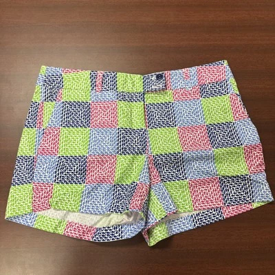 Pantalones Cortos Vineyard Vines Daybreak Patchwork Logo de Ballena Para Mujer Talla 8 Verano Playa Foto 1 de 4