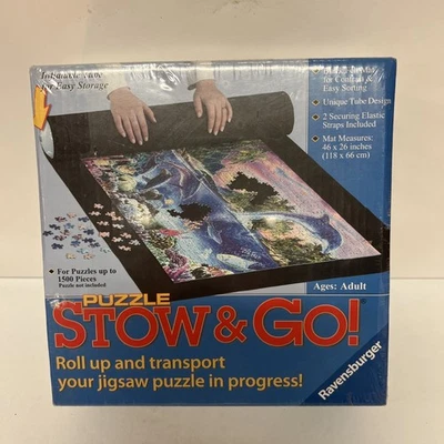 NEW SEALED - PUZZLE STOW & GO - ROLL UP AND TRANSPORT YOUR JIGSAW PUZZLE - Image 1 of 4
