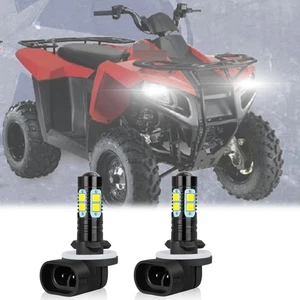 Xenon HID LED 881 Headlight Bulbs for Polaris Trail Boss 330 2010-2013 Lights - Picture 1 of 6