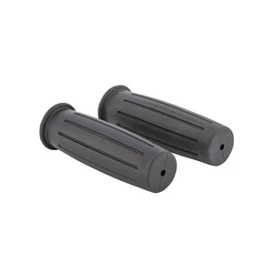 Manopole colore nero mod.Vintage da 1” - 25,4mm cafe racer custom - Foto 1 di 4