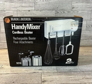 Práctico mezclador vintage Black And Decker 9210 nuevo stock antiguo inalámbrico recargable - Imagen 1 de 5