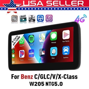 6G+128G For Benz C/GLC/V/X Class W205 X253 NTG5.0 Car Stereo Radio GPS 4G NET BT - Picture 1 of 20