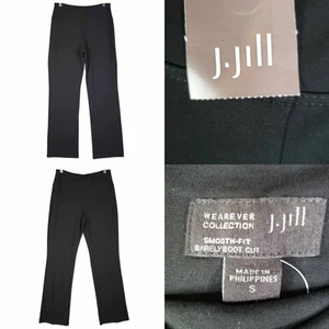 J Jill Pants Wearever Women’s Size Small S Black Smooth Fit Barely Bootcut New - Picture 1 of 8