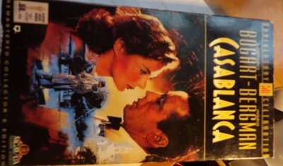 Casablanca VHS Movie Humphrey Bogart Ingrid Bergman vintage movie  - Image 1 of 4