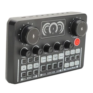 Live Sound Card BT 5.0 Noise Reduction Voice Change For Karaoke Live Streamin CB - Afbeelding 1 van 24
