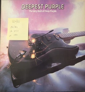 Deepest Purple the Very Best of Deep Purple Vinyl Record VG+/VG06263928 1980 - Picture 1 of 2