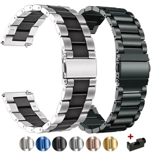 Edelstahl Metallband Armband für Huami Amazfit GTS 2 3 4 mini GTR 42/47mm Bip 5 - Bild 1 von 62