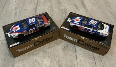 Dos Jeff Burton #99 Citgo Supergard 2001 MDA Ford Taurus 1:24 Team Caliber Bank Foto 1 de 4