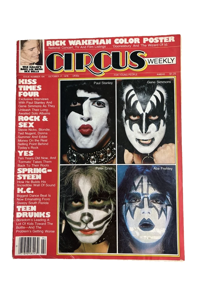 Circus Weekly Magazine Issue 194 October 17, 1978 - Image 1 of 1