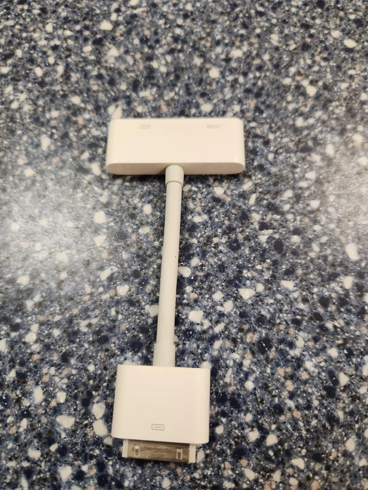 Original Apple A1388 30-PIN to HDMI Video Audio Adapter for iPod iPhone - Image 1 of 4