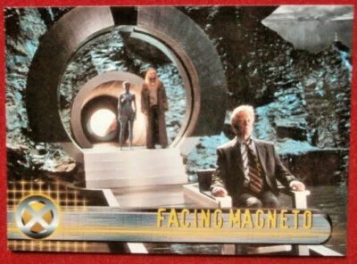 X-MEN THE MOVIE - Card #33 - Facing Magneto - Topps 2000 - Image 1 of 2