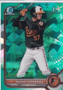 Maikol Hernandez - /99 Green - 2022 Bowman Sapphire - Picture 1 of 2