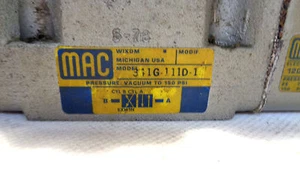 MAC 311G-111D-1 SOLENOID VALVE 110/120V COIL - Picture 1 of 4