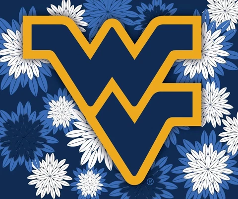 WEST VIRGINIA 5" X 6" FLORAL MAGNET-WV MOUNTAINEERS CAR MAGNET-NEW FOR 2016 Cover