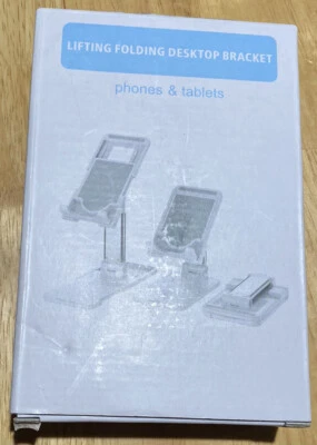 Adjustable Phone Tablet Desktop Stand Desk Holder Mount Cradle For iPhone iPad - Image 1 of 4