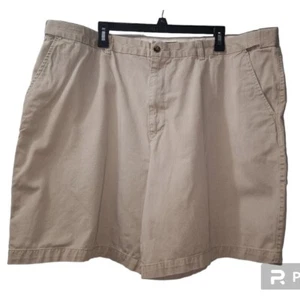 Architect Casual Shorts Khaki Flat Front Relaxed Fit Mens Size XL - Picture 1 of 6