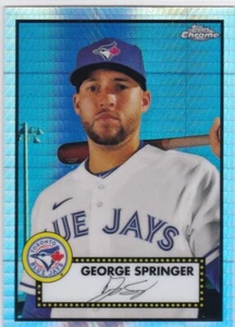 Topps 2021 cromo platino aniversario George Springer #174 refractor Prizm - Imagen 1 de 1