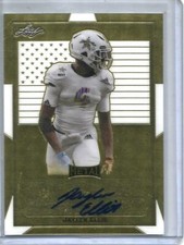 Jaylen Ellis 2019 Leaf Metal All-American Bowl Gold Priam Autograph #1/1