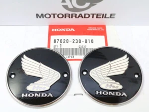Honda CA CB CL 72 77 160 Tank Emblem Set fuel tank emblem set original Genuine - Picture 1 of 2