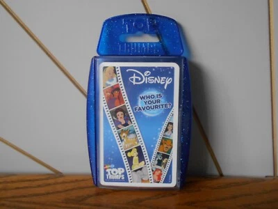 DISNEY - WHO IS YOUR FAVOURITE? card game in case TOP TRUMPS complete - Image 1 of 2