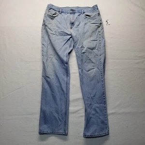 Faded Glory Cotton High Rise Blue Denim Jeans Pants Adult Men's Size 38 x 34 - Picture 1 of 9