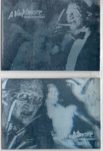 Juego de 2 cartas de persecución de hologramas Nightmare on Elm Street 3 - Imagen 1 de 1