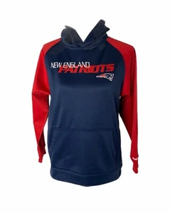 New England Patriots Jungen großer Hoodie NFL blau und rot sportlich - Bild 1 von 7