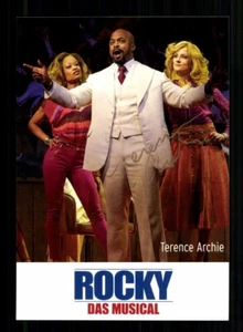 Terence Archie Rocky Musical Autogrammkarte Original Signiert + 1309 - Bild 1 von 2