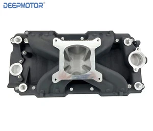 Aluminum Air Gap Single Plane Intake Manifold for BBC Big Block Chevy V8 396-454 - Picture 1 of 5