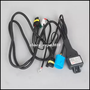 Car HID Bi-Xenon 9007-3 Bulbs Hi/Lo Controller Fuse Relay Wire Wiring Harness #j - Picture 1 of 6