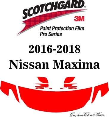 Película de protección de pintura 3M Scotchgard serie Pro para Nissan Máxima 2016 2017 2018 Foto 1 de 3