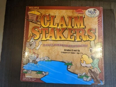 Claim Stakers Game - Educational Math Game  Grades 6+ Brand NEW Sealed - Image 1 of 3