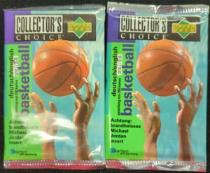 1995-96 Upper Deck Collectors Choice Basketball Factory Sealed German Wax Pack - Picture 1 of 8