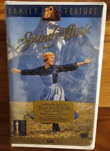 Family Feature The Sound Of Music Unopen VHS Movie NEW Julie Andrews 1996 THX 