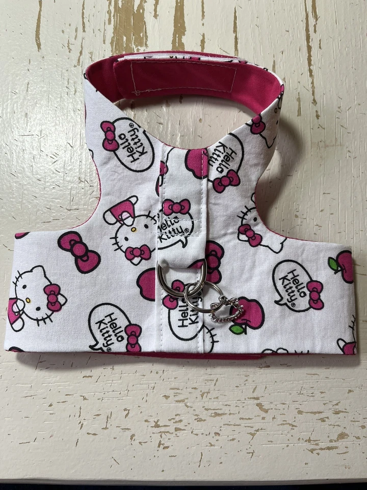 Handmade Dog Harness vest  kitty / Charm Size XS - 3131 - Image 1 of 1