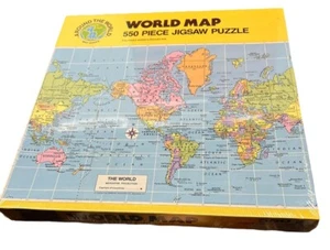 Hoyle 550 piece jigsaw puzzle "World Map" - Picture 1 of 1